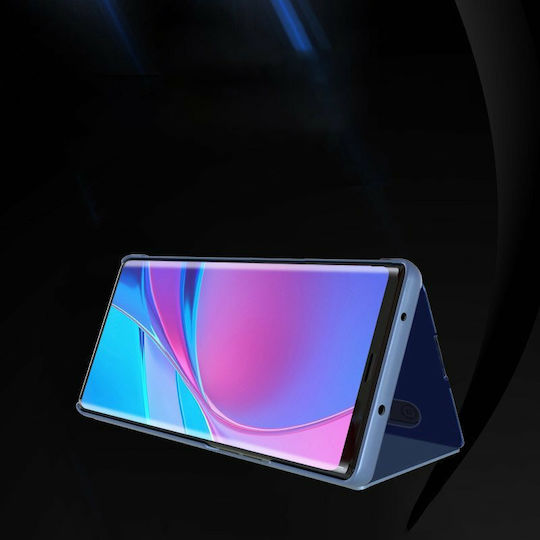 Hurtel Clear View Book Plastic Blue (Redmi Note 8T)