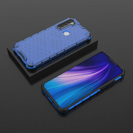 Hurtel Honeycomb Back Cover Σιλικόνης Μπλε (Redmi Note 8T)