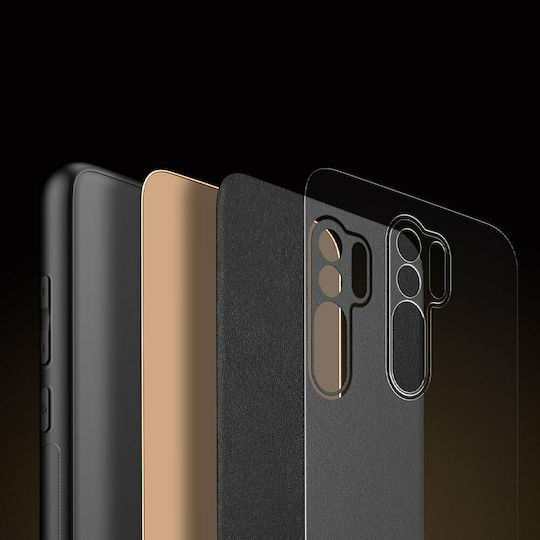 Dux Ducis Yolo Elegant Back Cover Δερματίνης / Πλαστικό Μαύρο (Redmi 9)