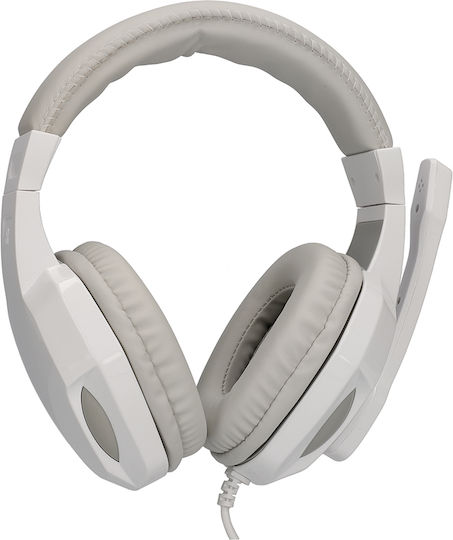 Lamtech Ceres Over Ear Gaming Headset με σύνδεση 3.5mm Λευκό