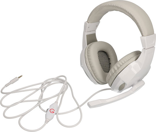 Lamtech Ceres Over Ear Gaming Headset με σύνδεση 3.5mm Λευκό