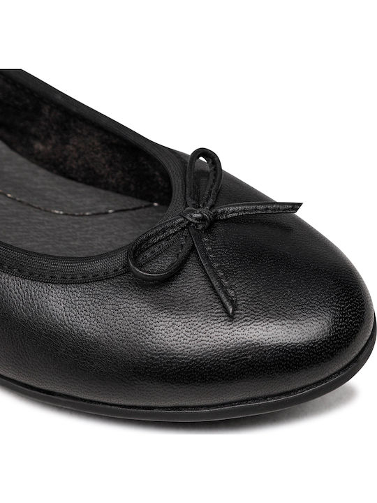 Anatomic Leather Ballerinas Black