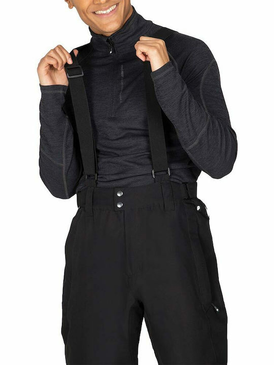 Protest Owens 4791900-290 Men's Dungarees for Ski & Snowboard Black
