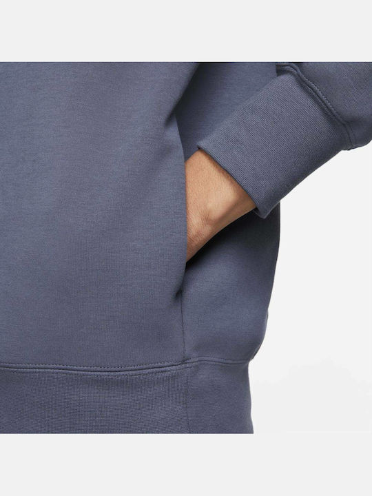 Swoosh Tech Fleece Φούτερ με Κουκούλα Thunder Blue
