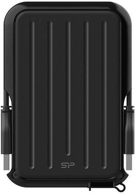 Silicon Power Armor A66 USB 3.2 Extern HDD 5TB 2.5" Negru