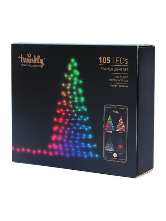 100 Λαμπάκια LED 8μ. RGB σε Σειρά