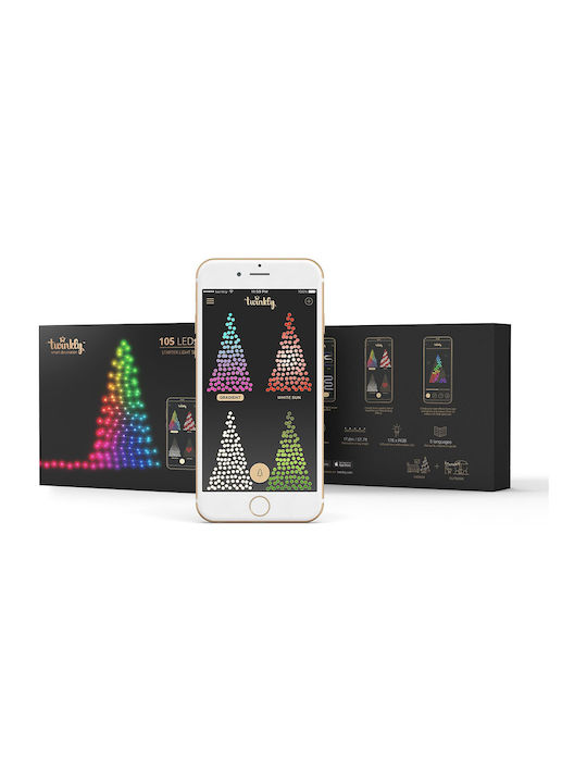 100 Λαμπάκια LED 8μ. RGB σε Σειρά