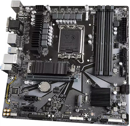 Gigabyte B660M DS3H DDR4 (rev. 1.x) Motherboard Micro ATX με Intel 1700 Socket