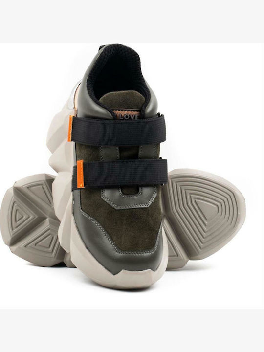 Shuffle Γυναικεία Chunky Sneakers Πράσινα