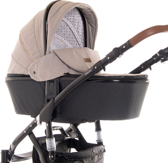 Lorelli Rimini Lighthouse Adjustable 2 in 1 Baby Stroller Suitable for Newborn Red & Black 21.8kg