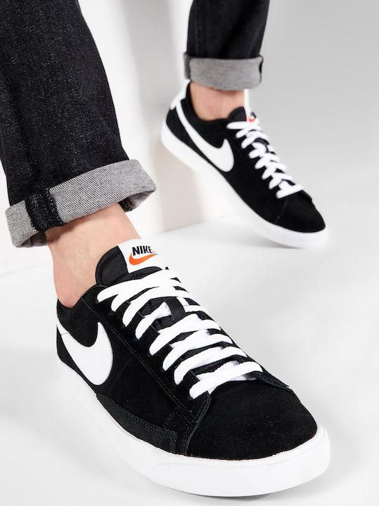 nike blazer low top black