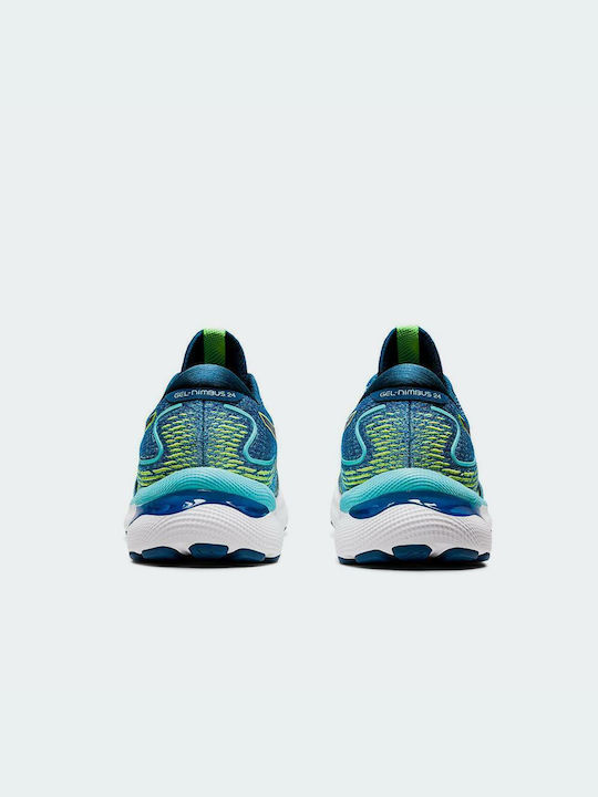 Gel-Nimbus 24 Sport Shoes Running Lake Drive / Hazard Green