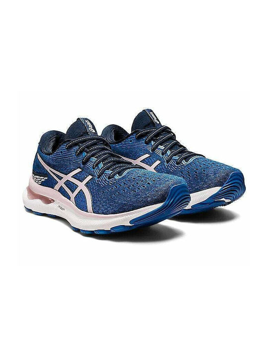 Gel-Nimbus 24 Γυναικεία Αθλητικά Παπούτσια Running French Blue / Barely Rose