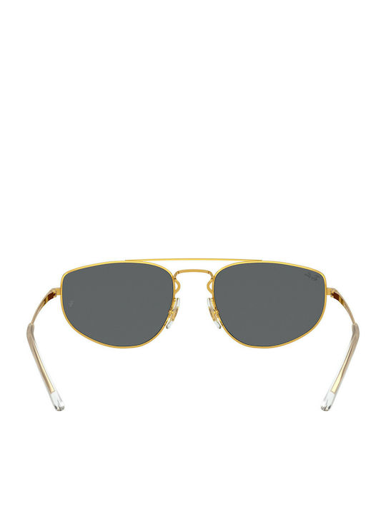 Ray Ban Unisex Γυαλιά Ηλίου με Μαύρο Μεταλλικό Σκελετό και Μαύρο Φακό RB3668 905487