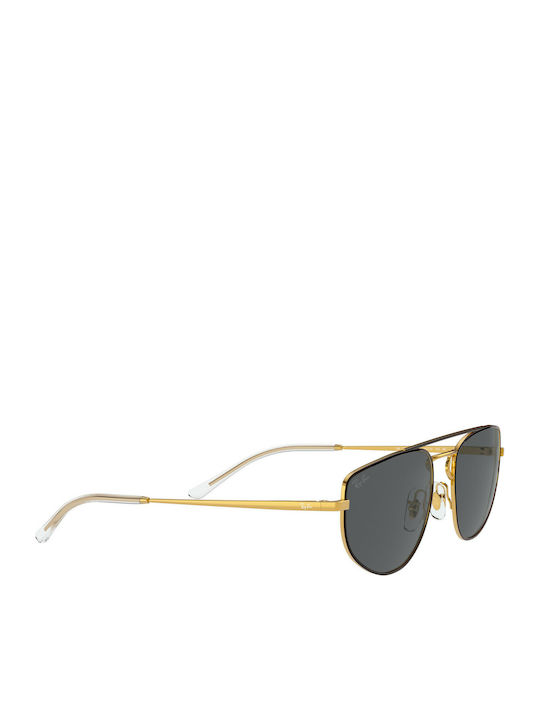 Ray Ban Unisex Γυαλιά Ηλίου με Μαύρο Μεταλλικό Σκελετό και Μαύρο Φακό RB3668 905487