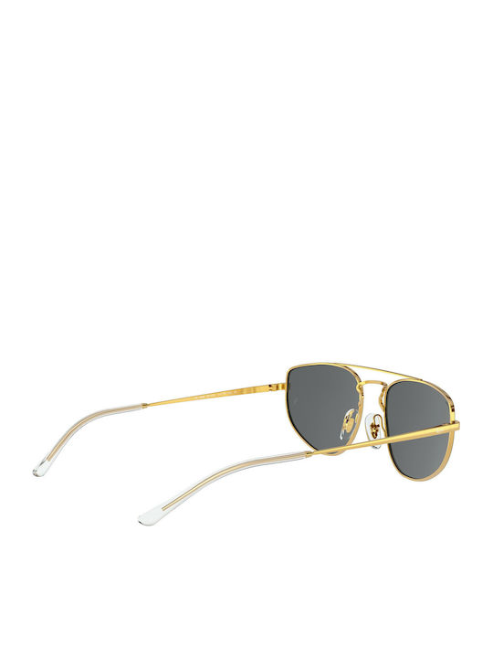 Ray Ban Unisex Γυαλιά Ηλίου με Μαύρο Μεταλλικό Σκελετό και Μαύρο Φακό RB3668 905487