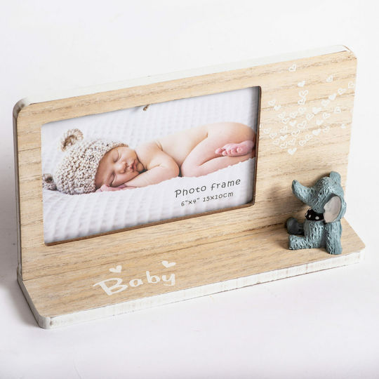 Kinder Fotorahmen Hölzernes Braun 15x10cm