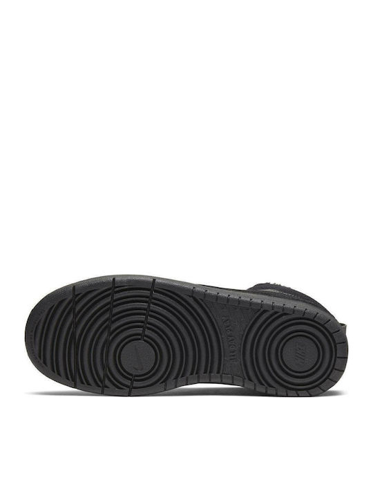 Court Borough Mid 2 Kinder Sneakers Hoch Schwarz