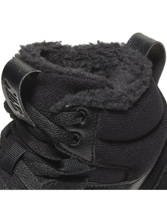 Court Borough Mid 2 Kinder Sneakers Hoch Schwarz