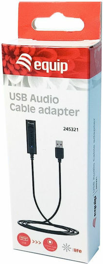 Equip 0.46m USB 2.0 Cable A-Male to 3.5mm female (245321)