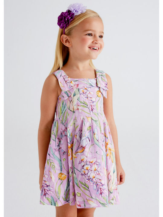 Mayoral Children's Dress Tulle Lilac Mayoral Children's Dress Tulle Lilac