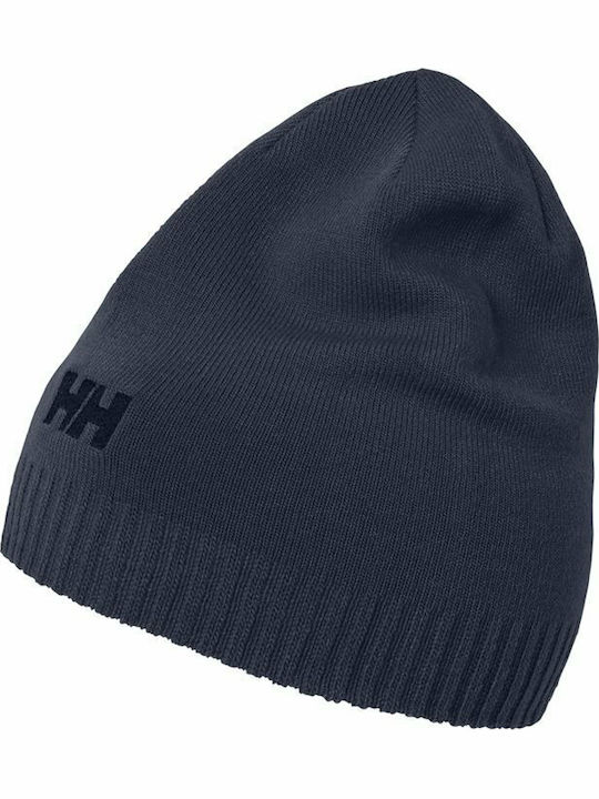 Knitted Beanie Cap Navy Blue