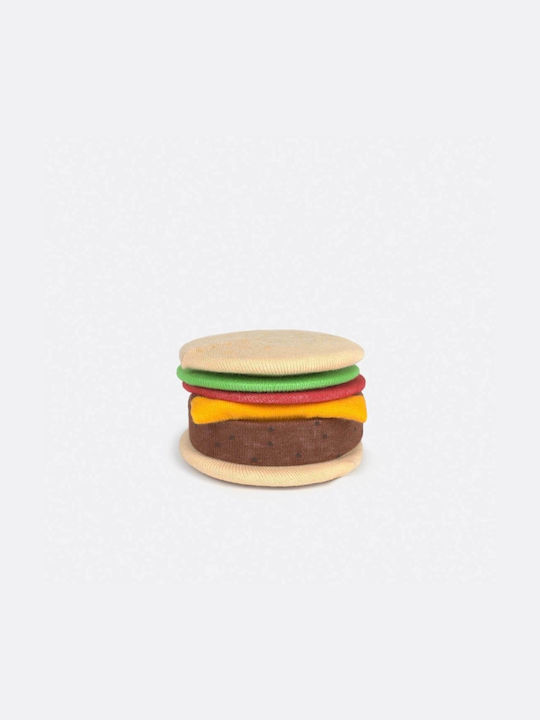DOIY Burger Gemusterte Socken Mehrfarbig 1Pack