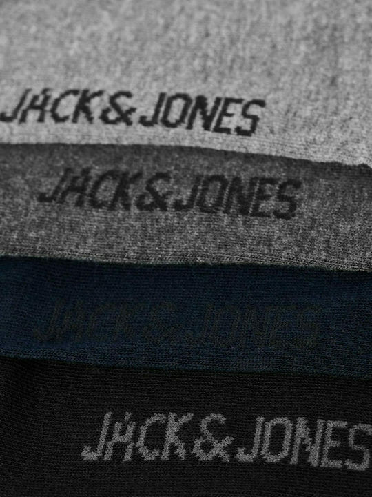 Jack & Jones Solid Color Socks Dark Grey Melange 10Pack