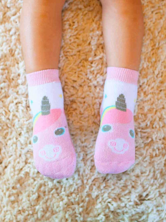 Zoocchini Rutschfeste Lange Kindersocken Bunte 3 Paar