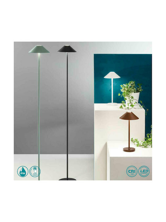 Ondaluce Moon Outdoor Floor Lamp for Exterior Space IP54 Brown