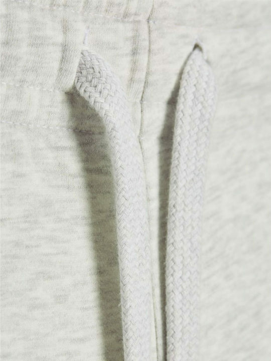 Παντελόνι Φόρμας με Λάστιχο White Melange