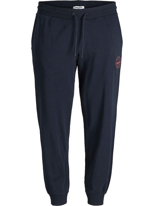 Gordon Football Sweatpants with Elastic Navy Blue