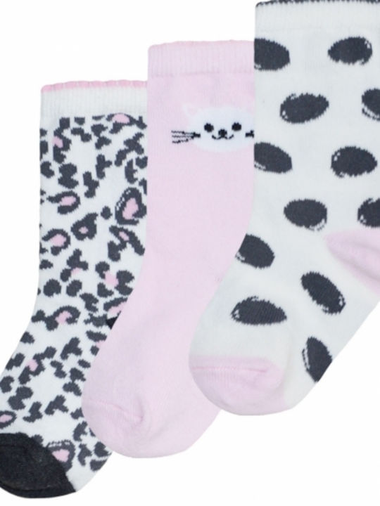 Energiers Kindersocken Kniehohe Rosa 3 Paar