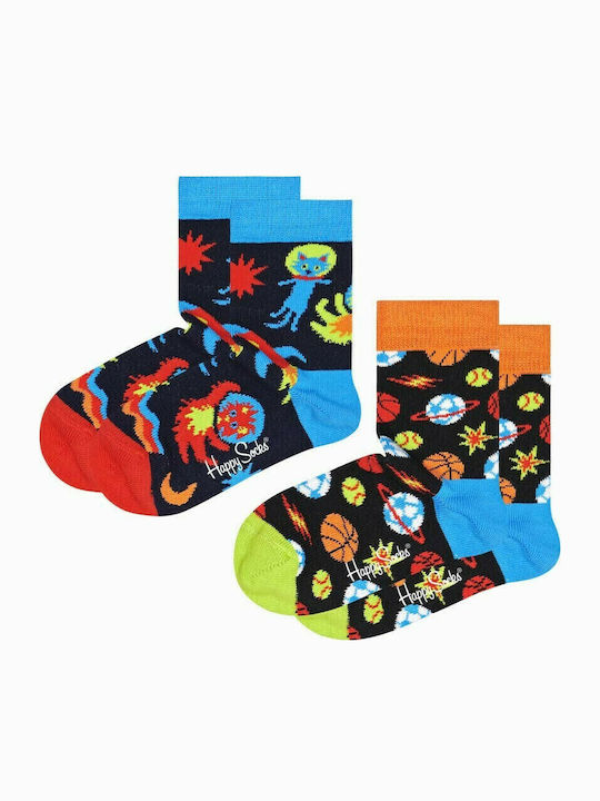 Happy Socks Kindersocken Kniehohe Kids Bunte 2 Paar Happy Socks Kindersocken Kniehohe Kids Bunte 2 Paar