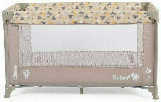 Moni Safari Παρκοκρέβατο με Στρώμα Μπεζ 125x65cm