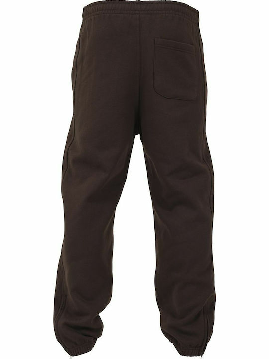 Sweatpants with Elastic Brown