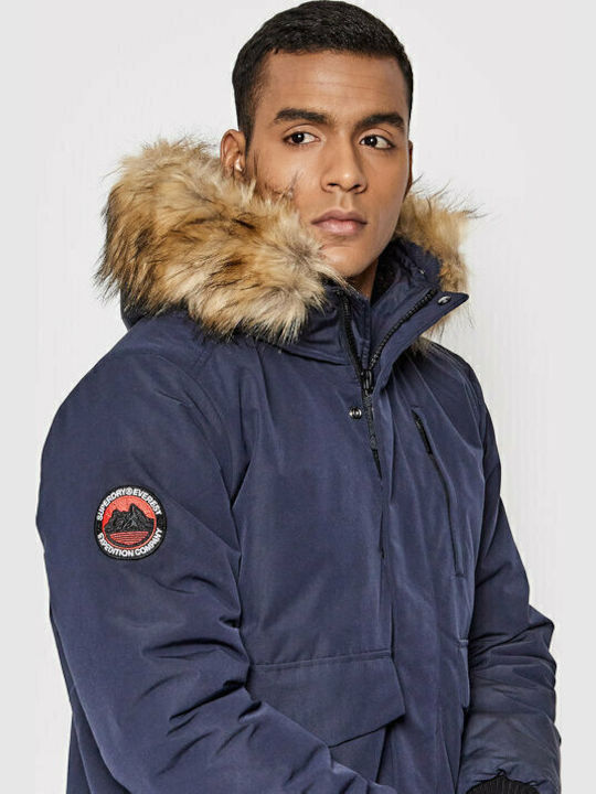 EVEREST Winter Jacket Bomber Navy Blue