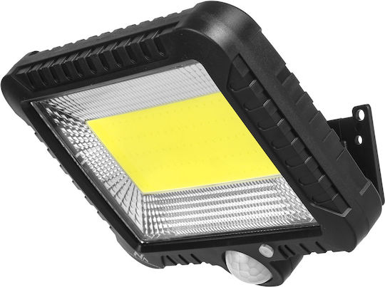 Maclean Energy Waterproof Solar LED Floodlight 5W Cold White 6000K with Motion Sensor IP44