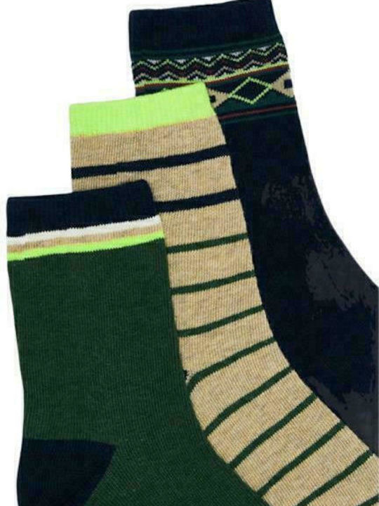 Mayoral Boys 3 Pack Knee-High Socks Green