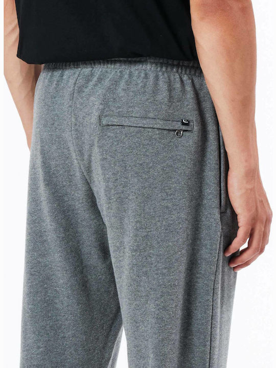 Sweatpants with Elastic Dark Grey Melange