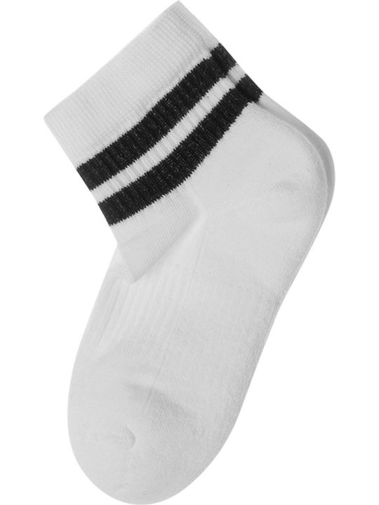 ME-WE Boys 2 Pack Sport Ankle Socks White