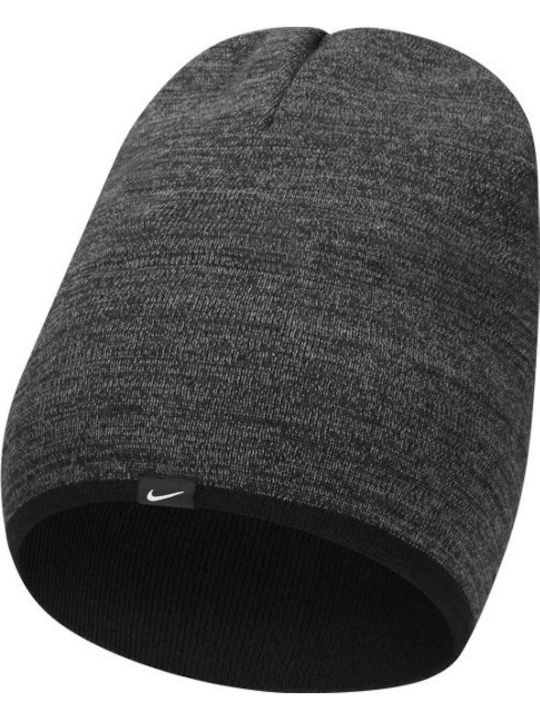 Sportswear Beanie Γυναικείος Reversible Σκούφος Πλεκτός σε Μαύρο χρώμα
