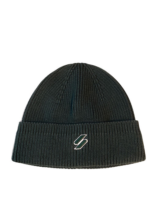 Superdry Code Ribbed Beanie Cap Green