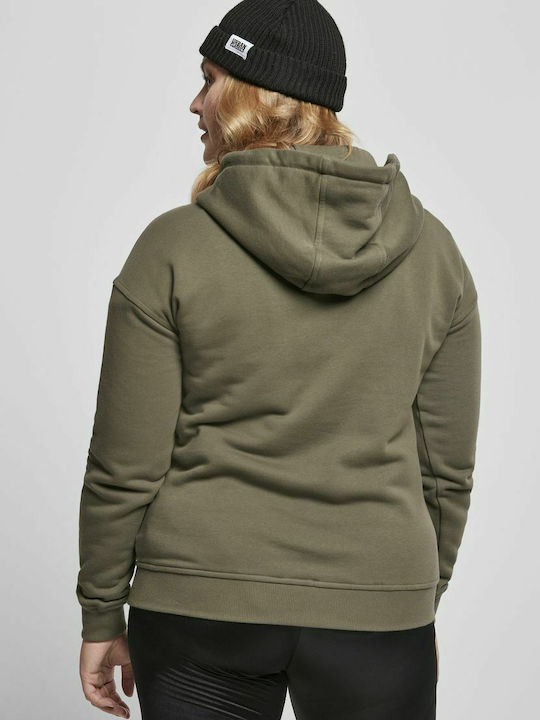 Women's Sweatshirt Hooded Khaki