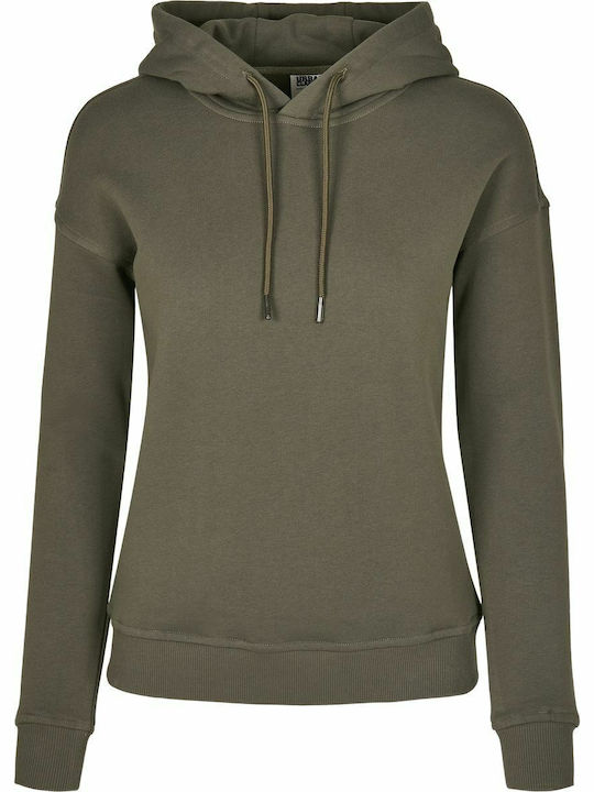 Women's Sweatshirt Hooded Khaki