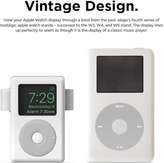 Elago W6 Stand Charging Station Λευκό (Apple Watch)