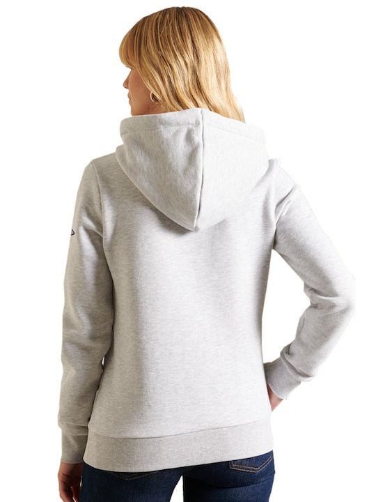 Superdry Women's Hooded Sweatshirt Gray