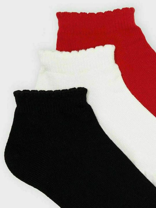 Mayoral Girls 3 Pack Ankle Socks Red