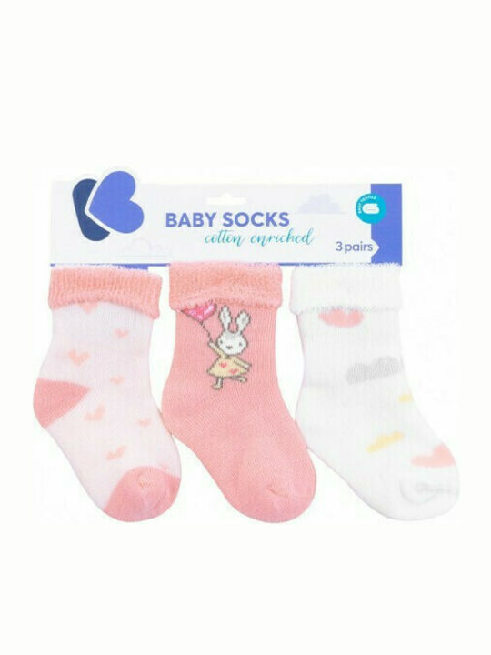 Kikka Boo Kids Ankle Socks Pink 3 Pair