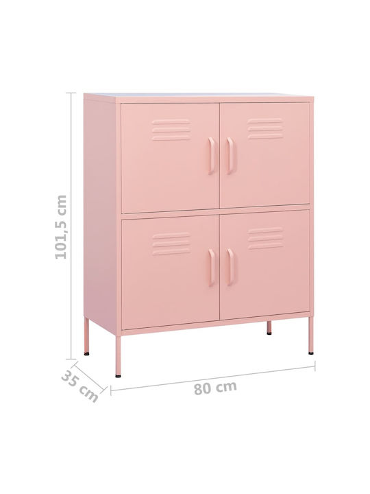 Шкаф Офис Pink 80x35x101.5см